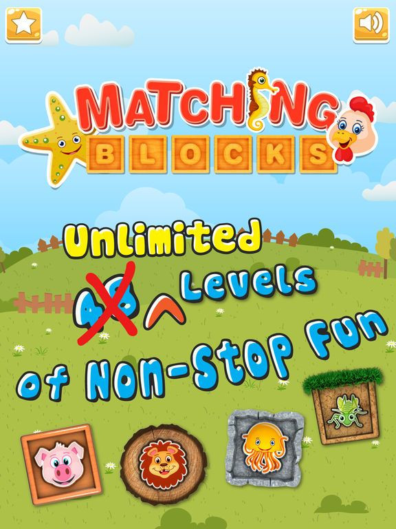 Animals Matching Blocks for Kids Pro Animals Matching Blocks for Kids Pro