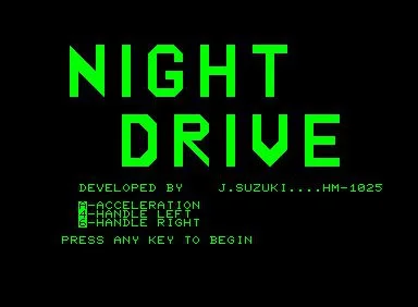 Night Driver Night Driver