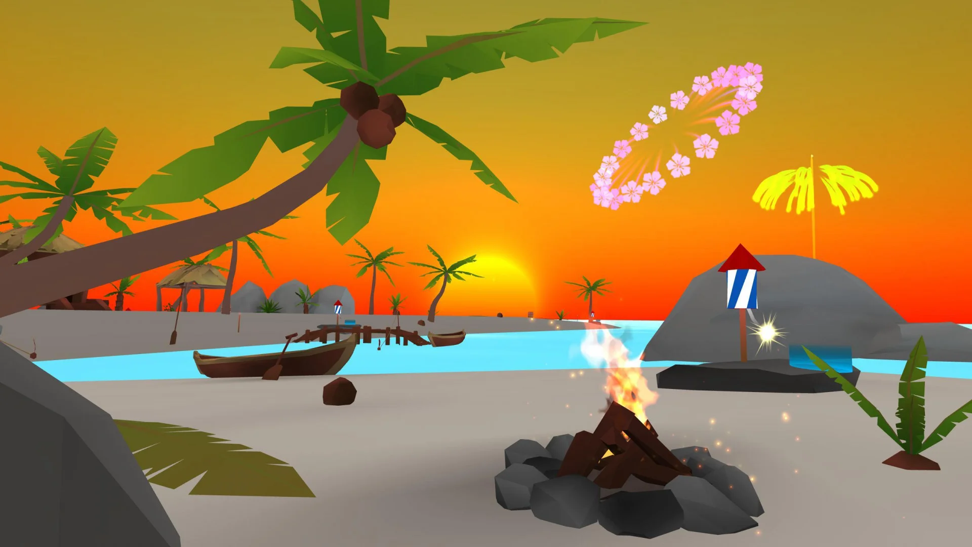 Рецензии Fireworks & Chill VR (itch)