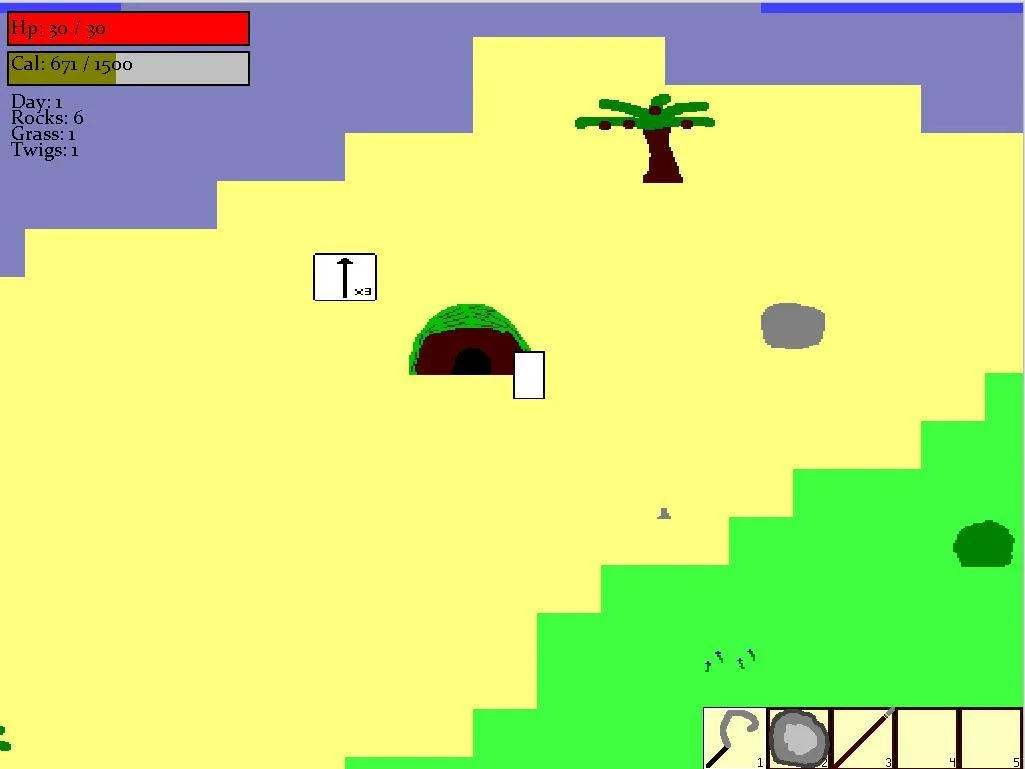Survival on Smol Island LD38 (itch)