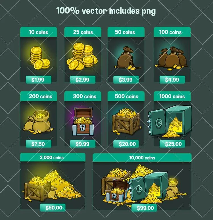In app purchases icon (itch) In app purchases icon (itch)