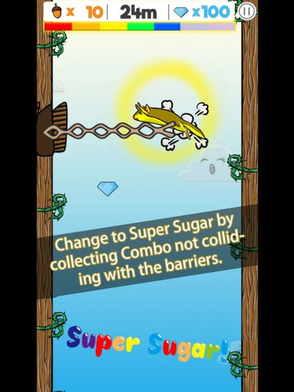 Fly ! Sugar: flying squirrel