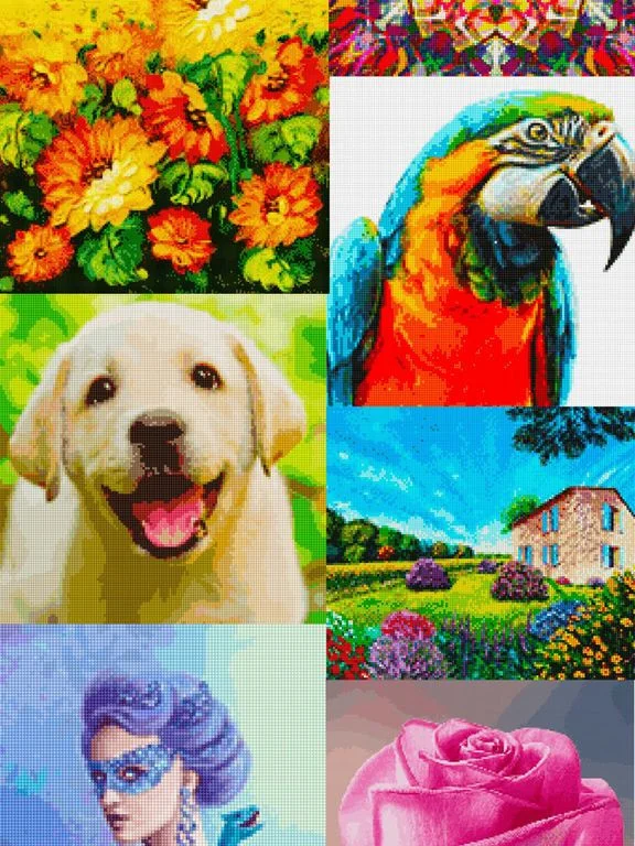 Cross stitch: Color by Letter Cross stitch: Color by Letter