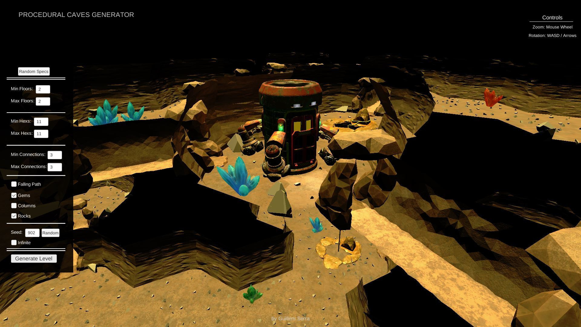 Procedural Caves Generator (itch) Procedural Caves Generator (itch)