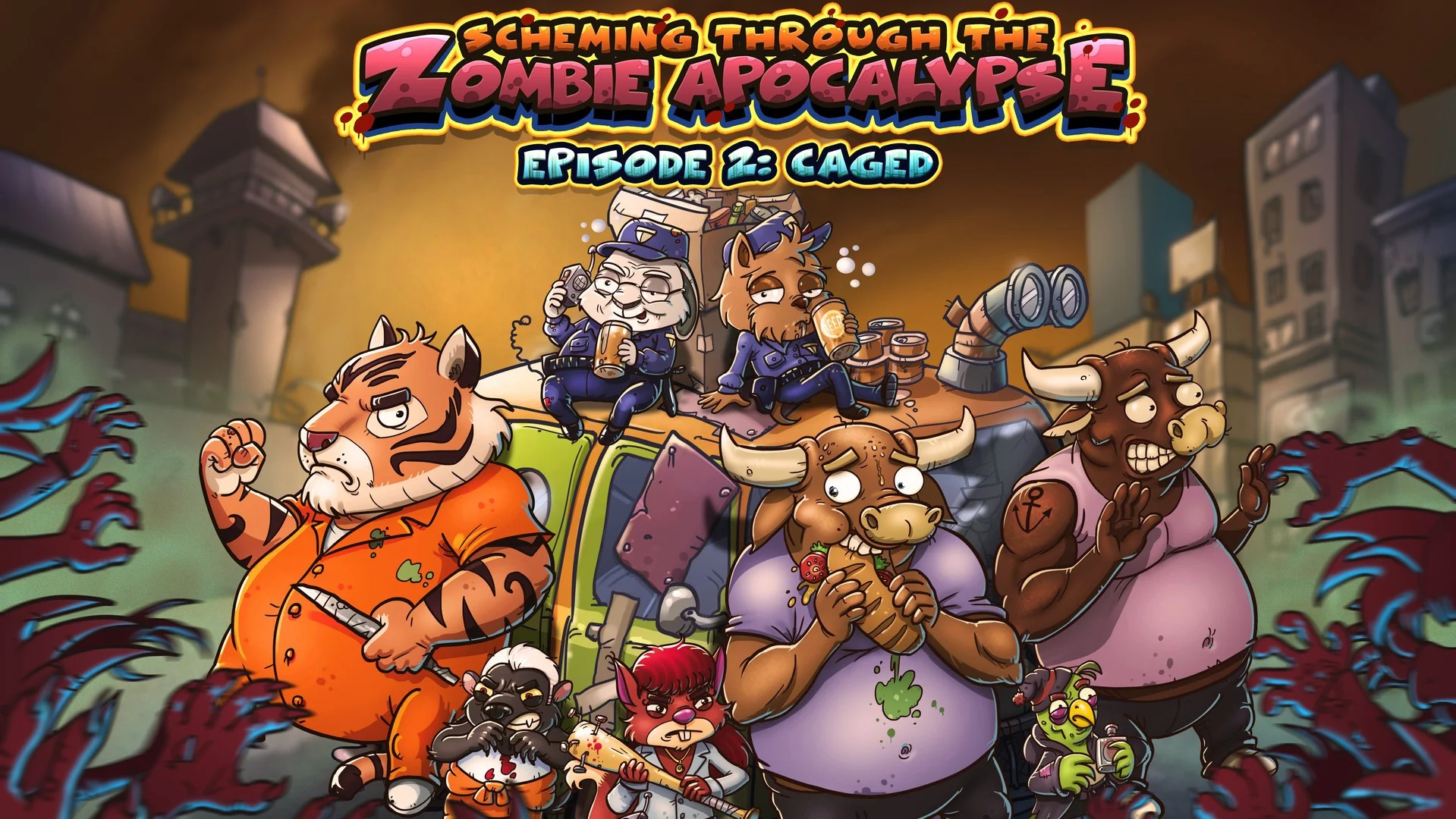 Scheming Through The Zombie Apocalypse Ep2: Caged Scheming Through The Zombie Apocalypse Ep2: Caged