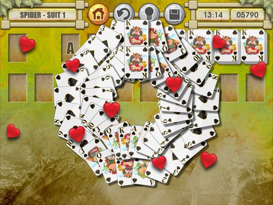 Spider Solitaire Hearts & Spades Patience Spider Solitaire Hearts & Spades Patience
