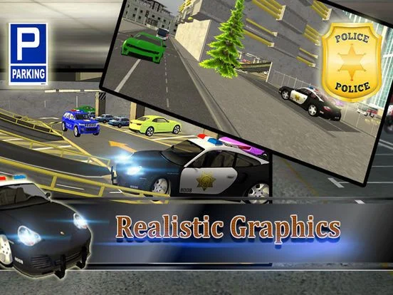 Modern Police Car Parking 3d: free simulation gam Modern Police Car Parking 3d: free simulation gam