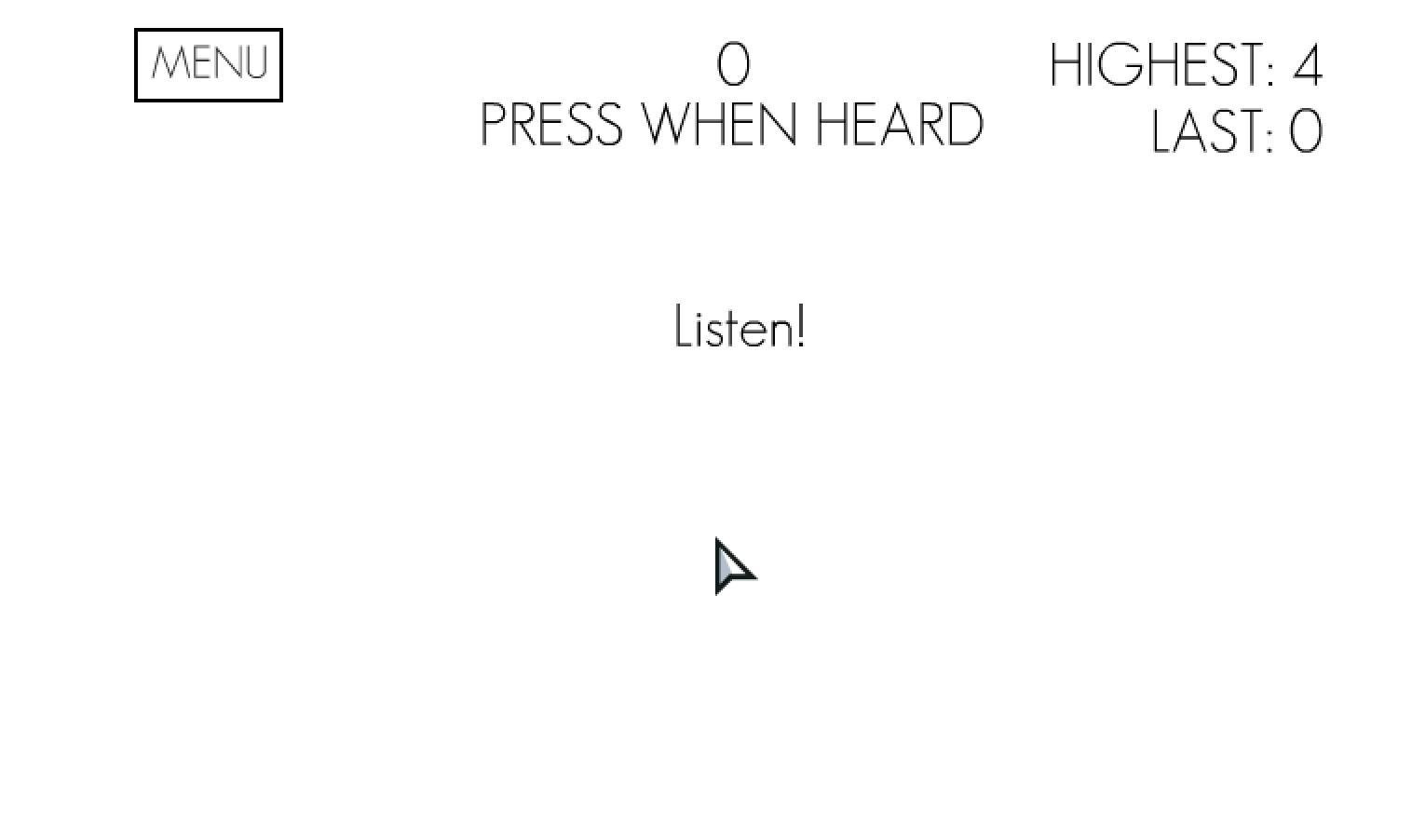 Press When Heard (itch)