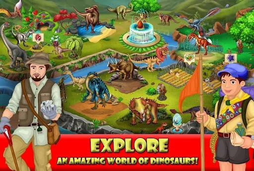 DINO WORLD - Jurassic dinosaur game DINO WORLD - Jurassic dinosaur game
