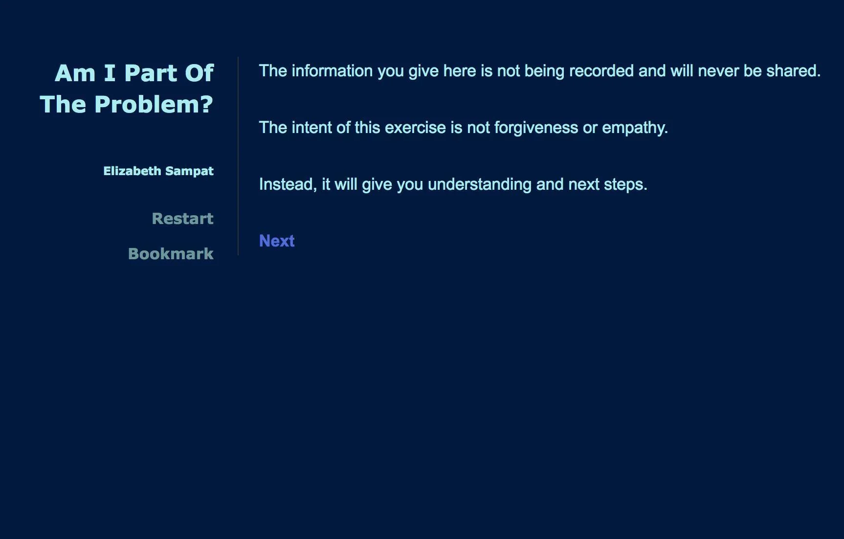 Am I Part Of The Problem? (itch)
