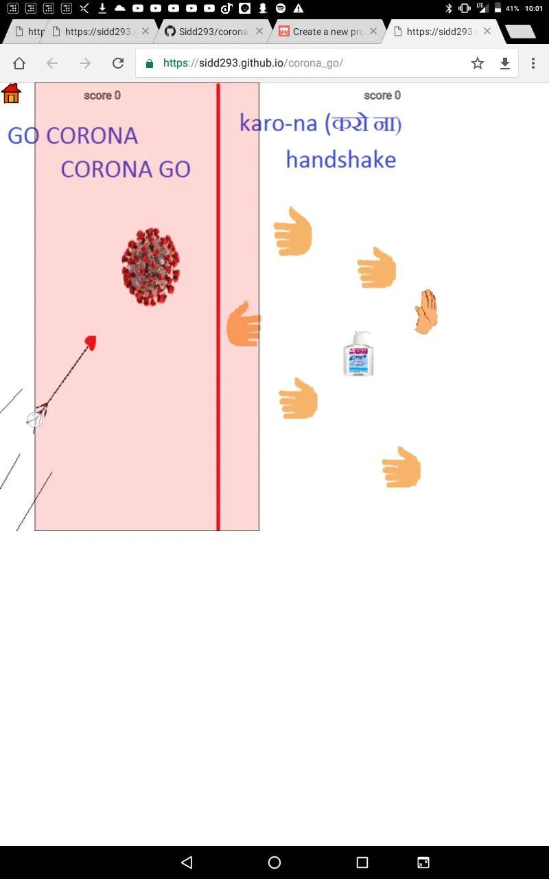 Corona go- go Corona (itch) Corona go- go Corona (itch)
