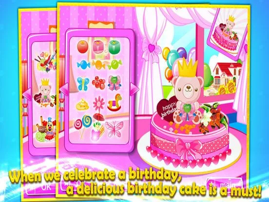 Baby Game-Birthday cake decoration 1
