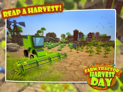 Farm Tractor - Harvest Day 3D Farm Tractor - Harvest Day 3D
