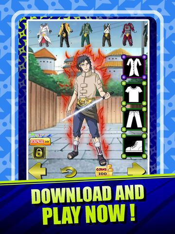 Create Your Own Ninja - Dress Up Game Naruto Shippuden Edition