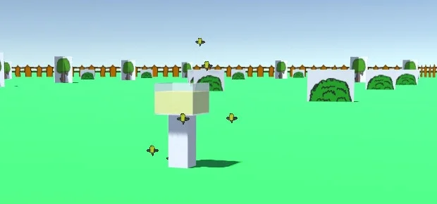 The Pizza, the Bee, and the Trash Can (itch)