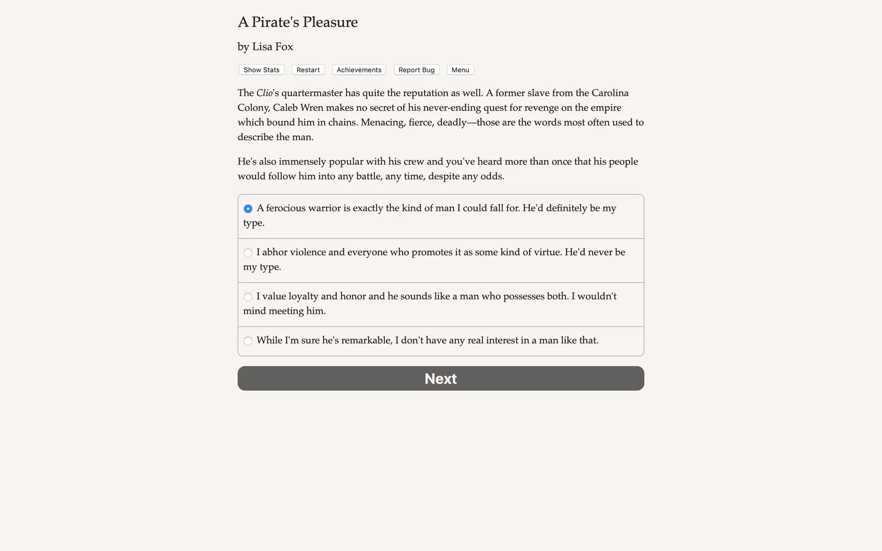 A Pirate's Pleasure A Pirate's Pleasure