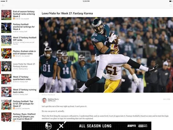 ESPN Fantasy Sports ESPN Fantasy Sports