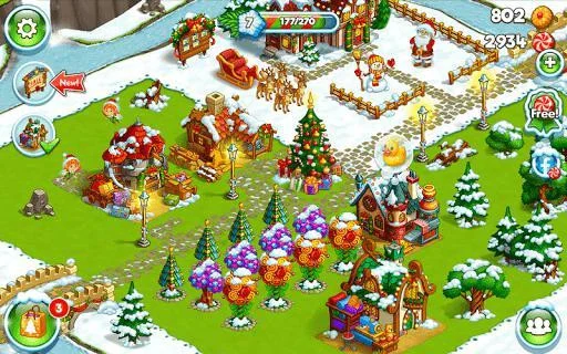Farm Snow: Happy Christmas Story With Toys & Santa Farm Snow: Happy Christmas Story With Toys & Santa