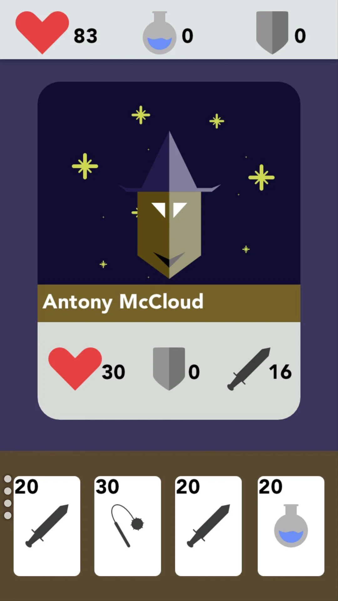 Battle Cards - An LD36 Experiment (itch) Battle Cards - An LD36 Experiment (itch)