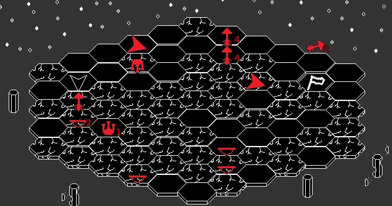 Hexagone - 7DRL 2019 (itch, Auroriax) Hexagone - 7DRL 2019 (itch, Auroriax)