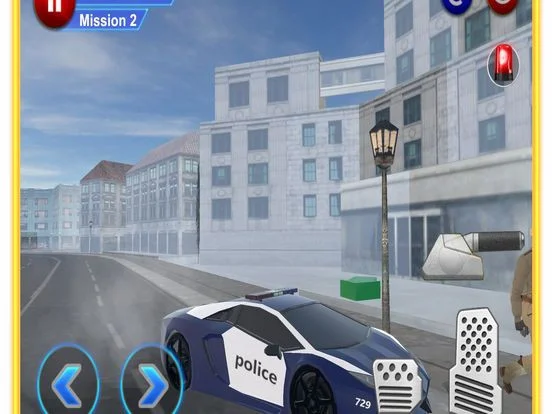 Police Car City Driving Police Car City Driving