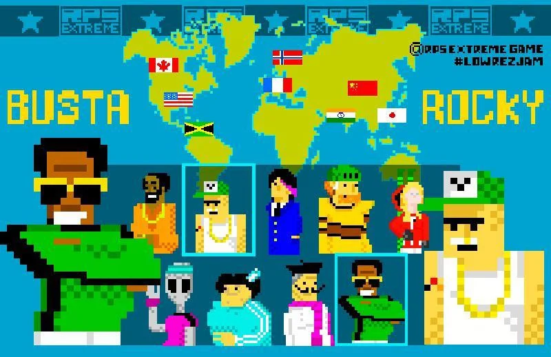 Рецензии RPS Extreme Hyper Fighting Challenge (itch)