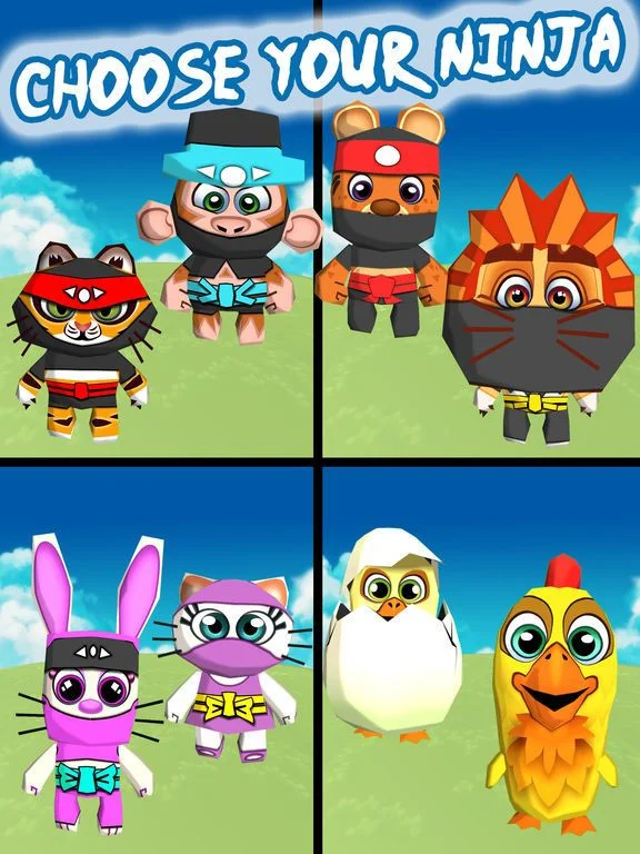 Kung Fu Tiger & Ninja Panda 3D Kung Fu Tiger & Ninja Panda 3D