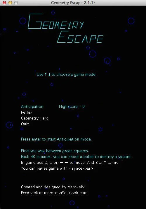 Geometry Escape (itch) Geometry Escape (itch)