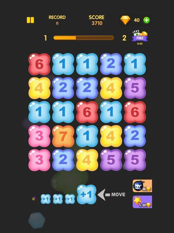 Number Meld - Merge Candies Number Meld - Merge Candies
