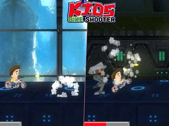 Kids Bike Shooter: Bike Racing Shooter For Kids