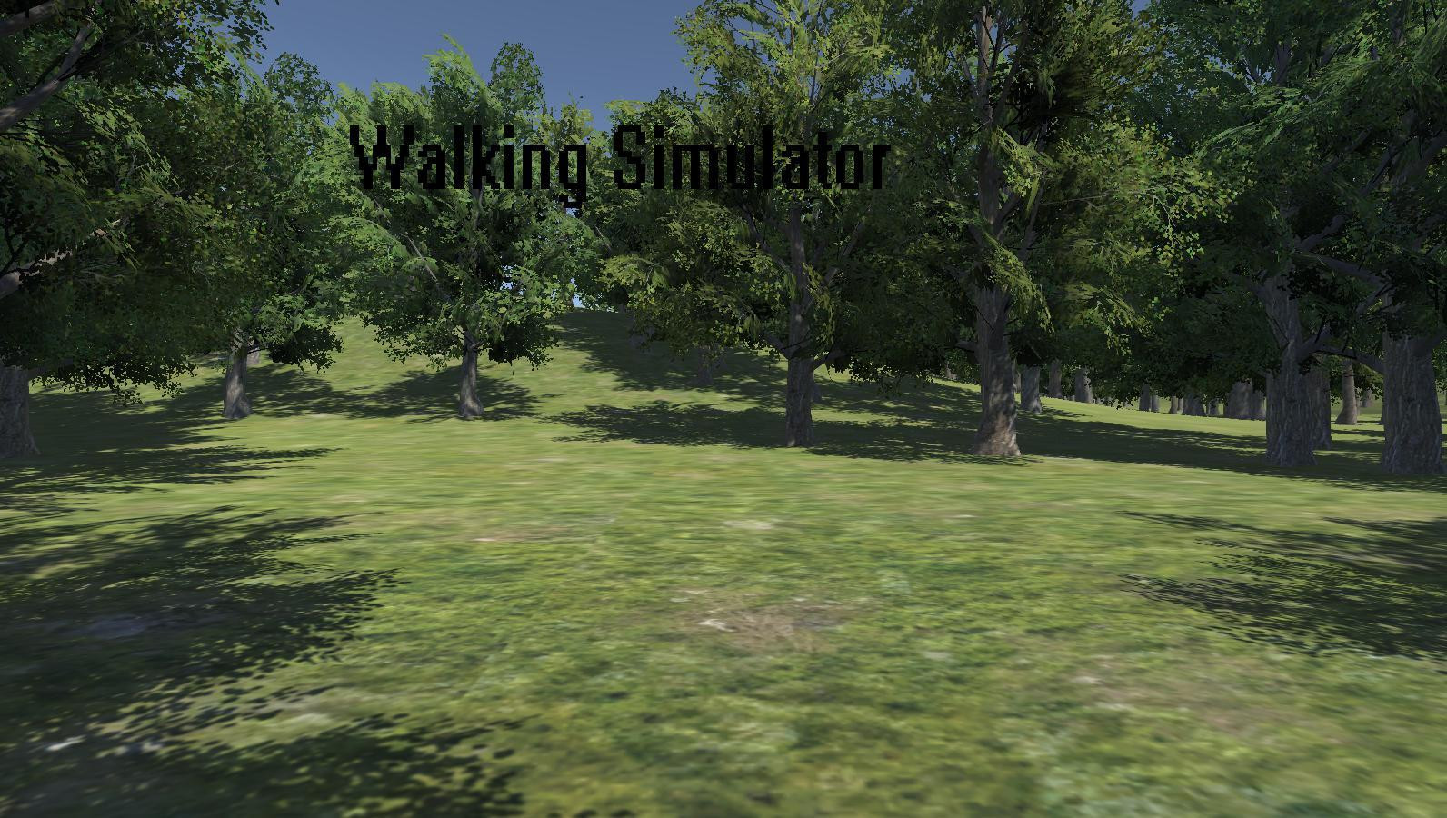 Walking Simulator (ZeIndieGames) (itch)