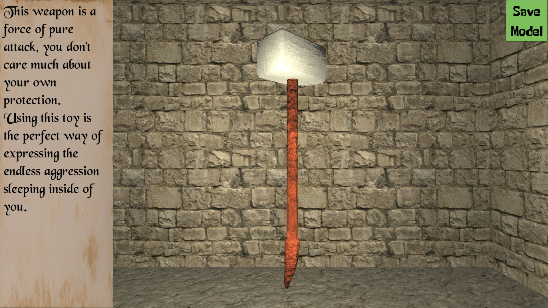 Write your Fantasy Weapon... (itch)