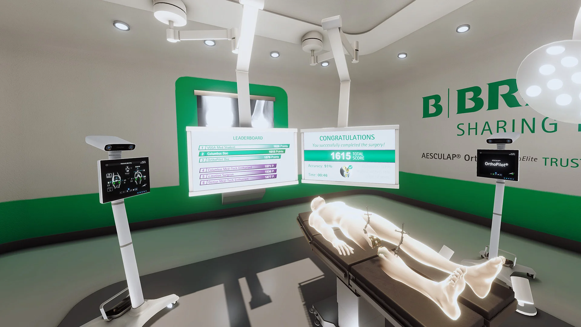 AESCULAP OrthoPilot Elite VR Palpation AESCULAP OrthoPilot Elite VR Palpation