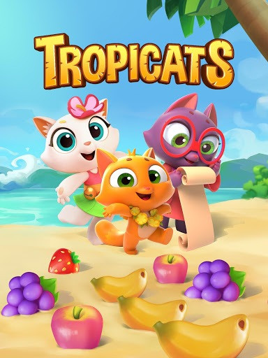 Tropicats: Match 3 Games on a Tropical Island