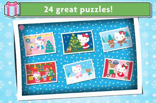 Hello Kitty Christmas Puzzles - Games for Kids 