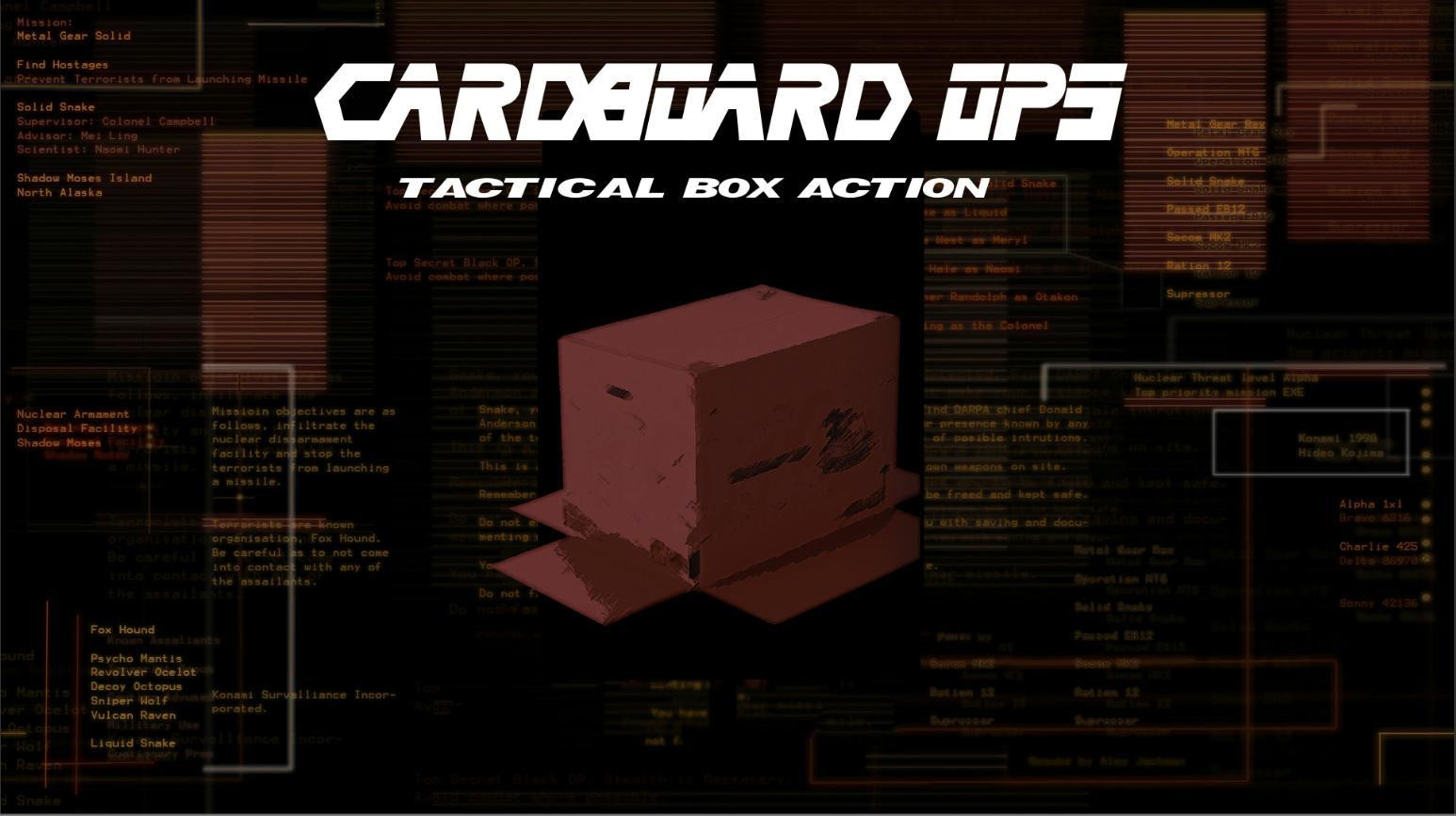 Cardboard Ops: Tactical Box Action (itch) Cardboard Ops: Tactical Box Action (itch)