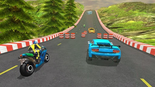 Car vs Bike Racing Car vs Bike Racing