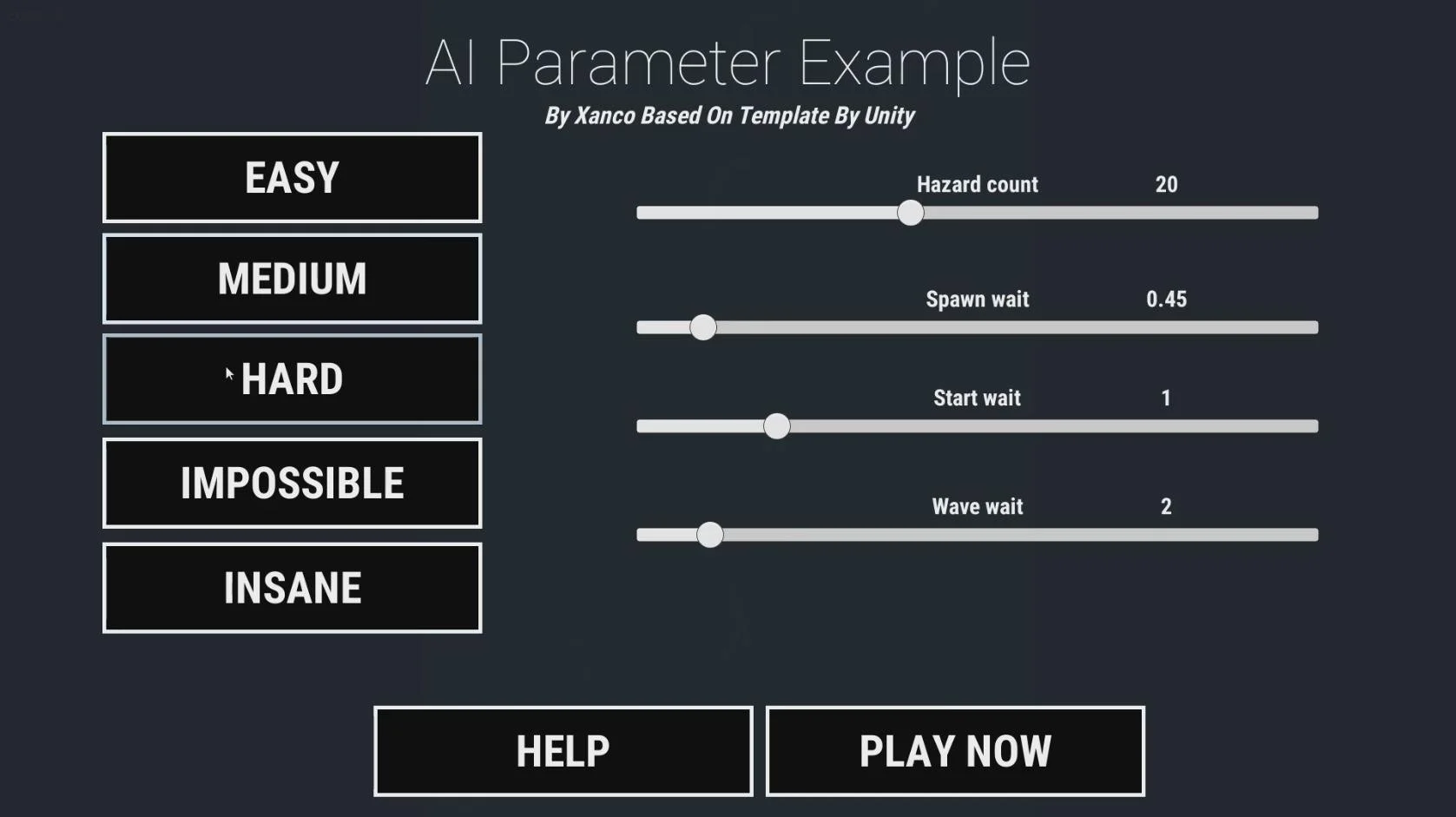 Статьи по Xanco's Customisable Difficulty Demo (itch)