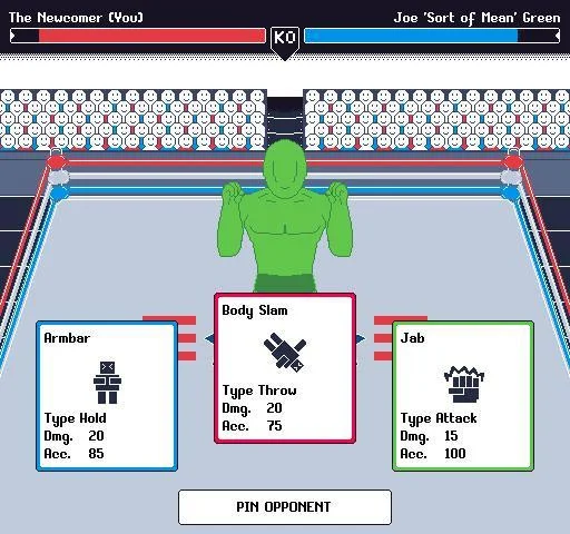 CWF: Card Wrestling Federation (Ludum Dare 41) (itch) CWF: Card Wrestling Federation (Ludum Dare 41) (itch)