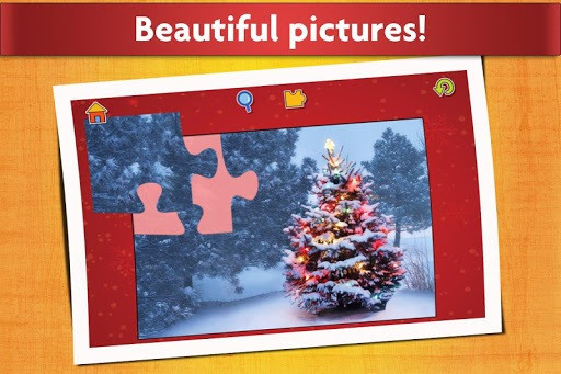 Christmas Jigsaw Puzzles Game - Kids & Adults 