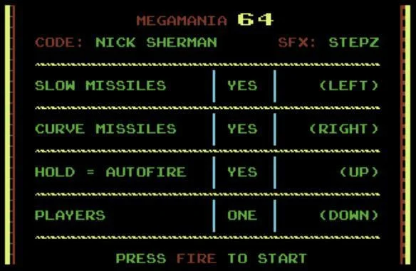 Megamania C64 (itch) Megamania C64 (itch)