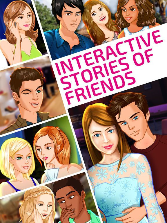 Interactive Stories of Friends