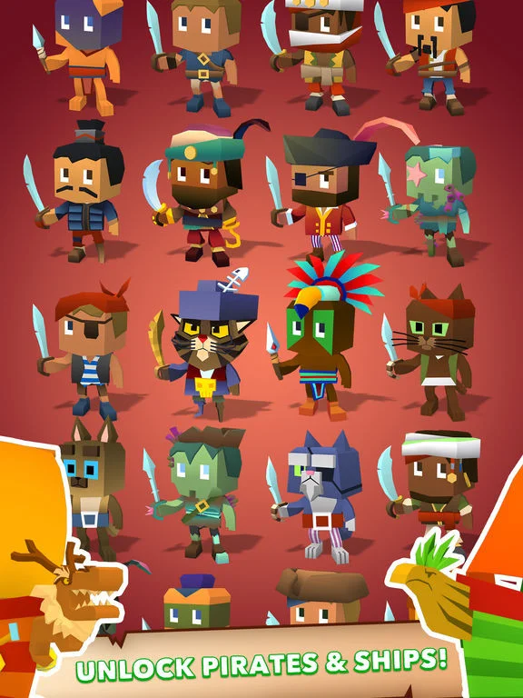 Blocky Pirates - Endless Arcade Swashbuckler Blocky Pirates - Endless Arcade Swashbuckler