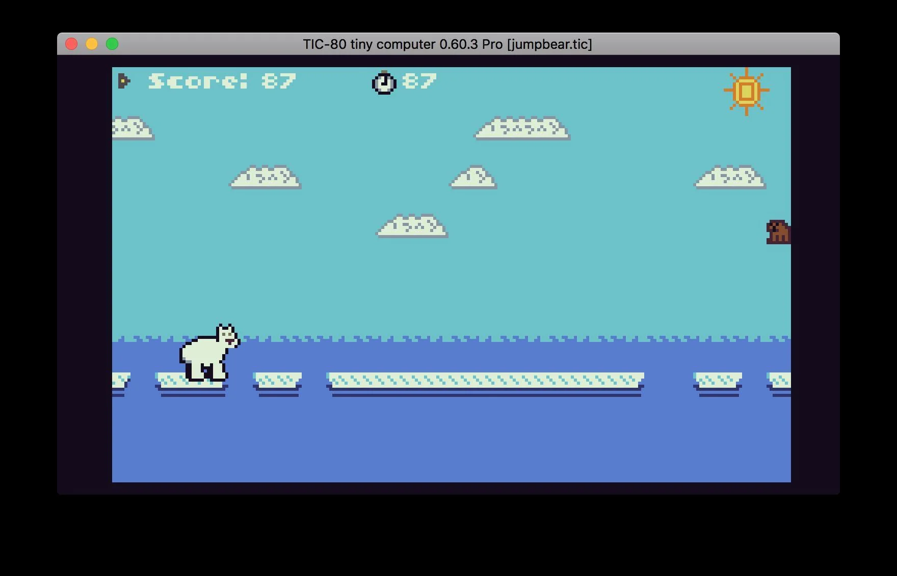 Рецензии Jumpbear: The Global Warming Bear (itch)