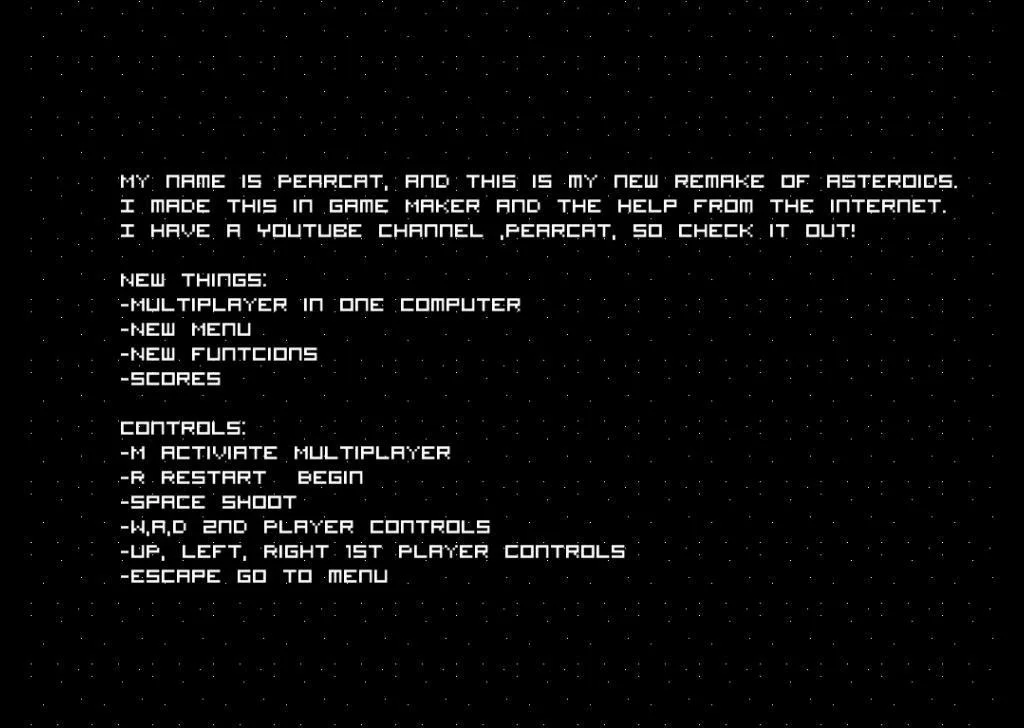 Asteroids Remake (itch) Asteroids Remake (itch)