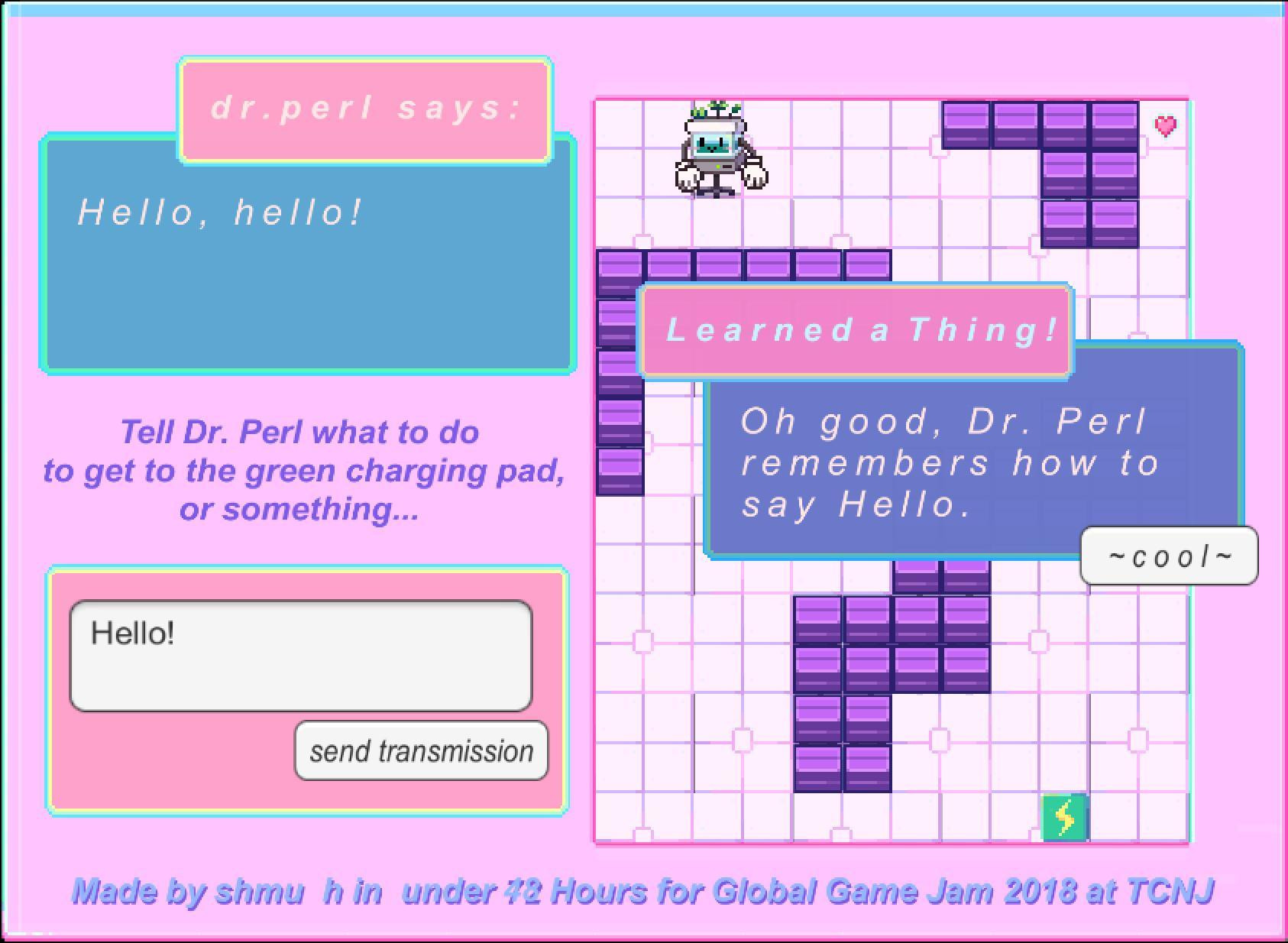 Talking to Computers with Dr. Perl (itch)