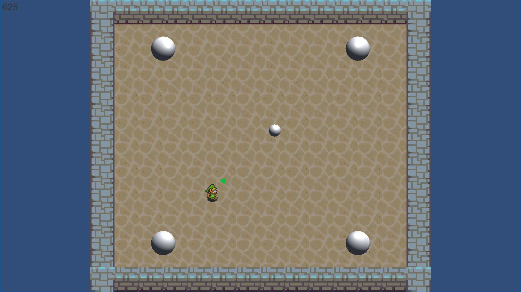 Link Pops Bubbles in a Room (itch)