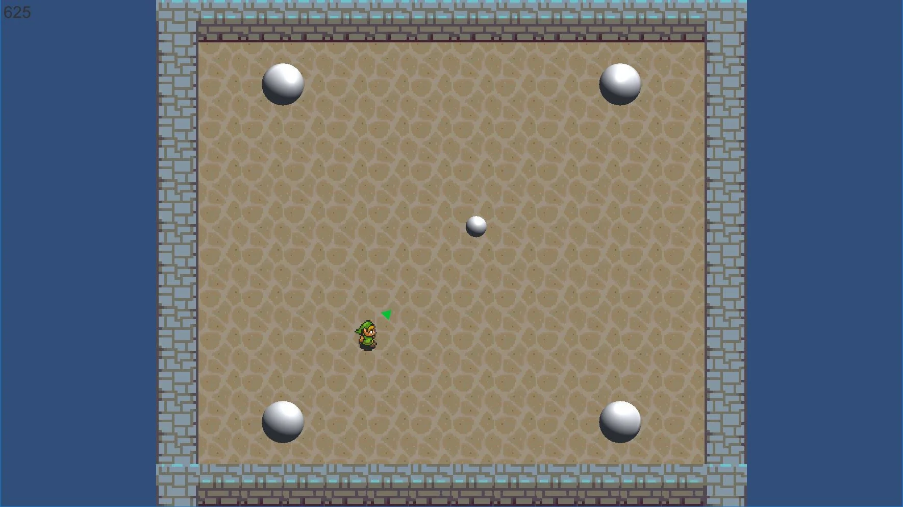 Link Pops Bubbles in a Room (itch)