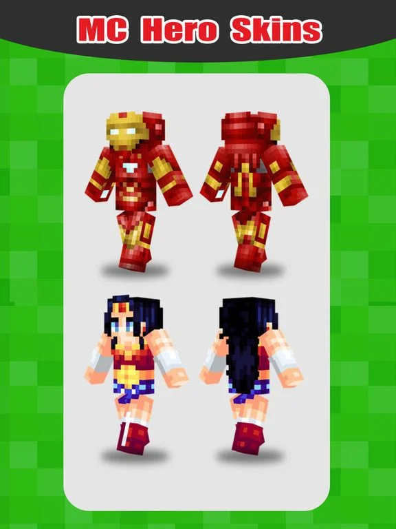 SuperHero Skins Pro - Export Skin for MineCraft Pocket Edition