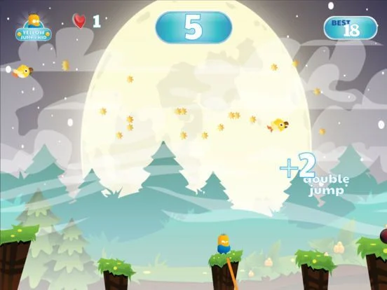 King the Yellow Jumpy Kid - Jump from Land to Land King the Yellow Jumpy Kid - Jump from Land to Land